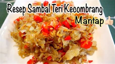 Resep Sambal Teri Kecombrang Yang Enak YouTube