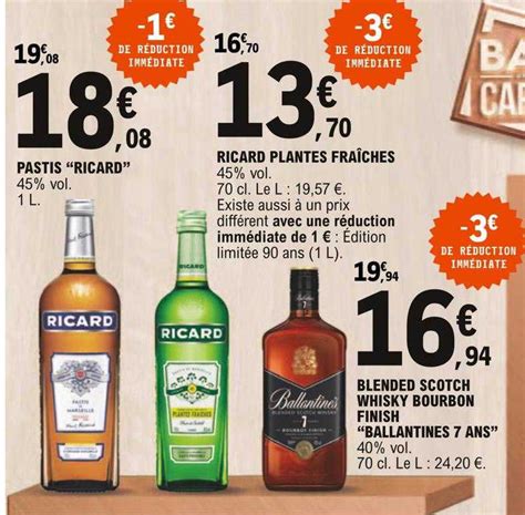 Promo Pastis Ricard Ricard Plantes Fra Ches Blended Scotch Whisky