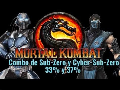 Combo De Sub Zero Y Cyber Sub Zero 33 Y 37 MK9 Peticion De Un