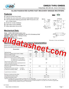 Embs Datasheet Pdf Microdiode Electronics Jiangsu Co Ltd