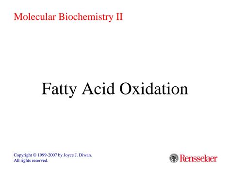 Solution Beta Fatty Acid Oxidation Studypool