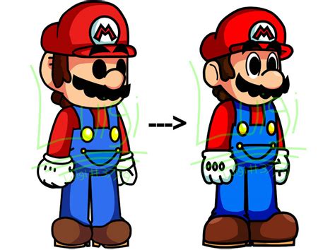 mario sprite remaster  mariomakerz  deviantart