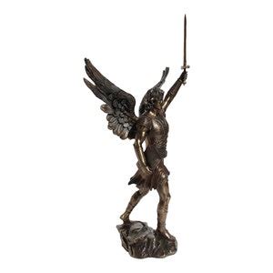 Archangel St. Raguel Angel of Justice Cold Cast Bronze & Resin Statue ...