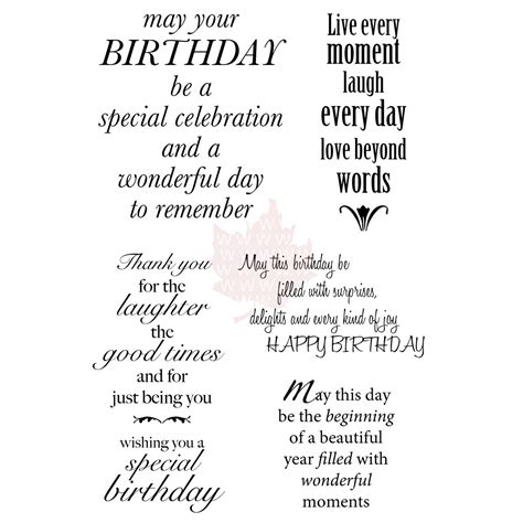 Birthday Card Sayings