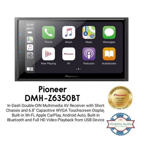 Pioneer Dmh Z Bt Capacitive Touch Screen Short Chassis With