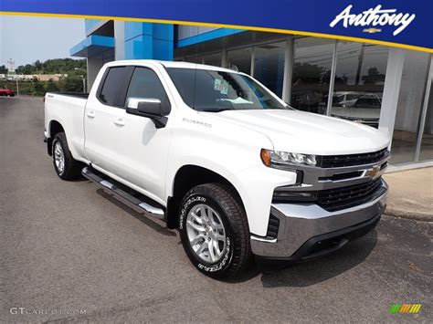 2020 Summit White Chevrolet Silverado 1500 Lt Double Cab 4x4 139546722