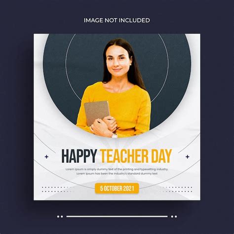 Premium Psd Teachers Day Social Media Post Template