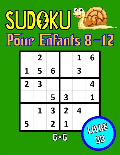 SUDOKU POUR ENFANT 8 12 ANS 600 Puzzles Sudoku Pour Enfants 8 12 Ans