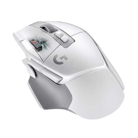 Mouse Gamer Logitech G X Lightspeed Sem Fio Branco