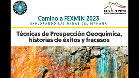 Técnicas de Prospección Geoquímica historias de éxitos y fracasos