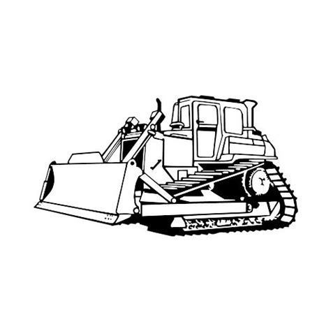 Dozer ClipArt Black And White