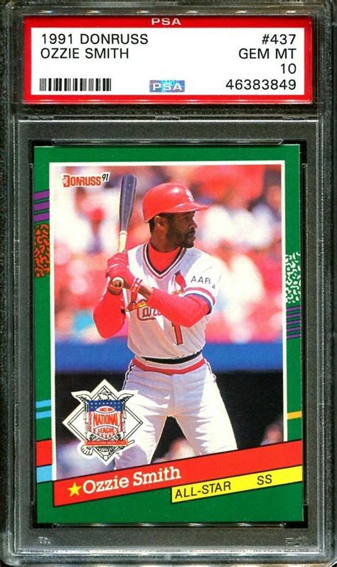 Auction Prices Realized Baseball Cards Donruss Ozzie Smith