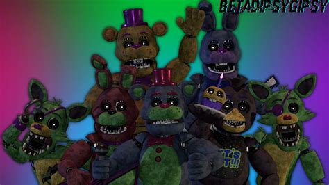 Fnafblender Generation 2 Blacklights By Betadipsygipsy On Deviantart