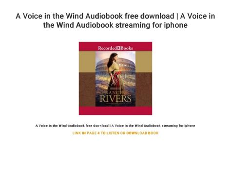 A Voice in the Wind Audiobook free download | A Voice in the Wind Aud…