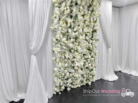 (5) Day Wedding Flower Wall Rental - Easy DIY Kit $519