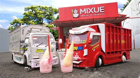 Cerita Truk Oleng Aa Zafran Dan Wahyu Abadi Jajan Eskrim Mixue Bikin