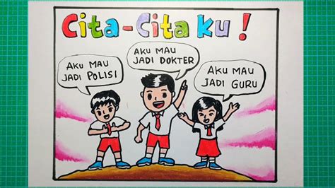 Gambar Kartun Cita Cita Menjadi Dokter - Cita Citaku - Chanine Karim