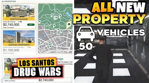 Gta Online Drug Wars DLC 50 Bilar Garage I Imorgon YouTube