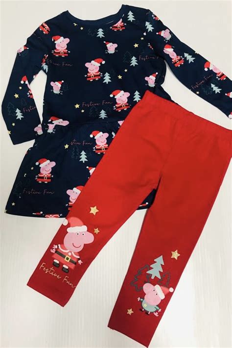 PEPPA PIG CHRISTMAS DRESS & LEGGINGS - The Family Store