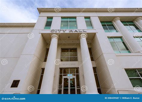 Historic Town Hall in Homestead Florida Stock Image - Image of tourism ...