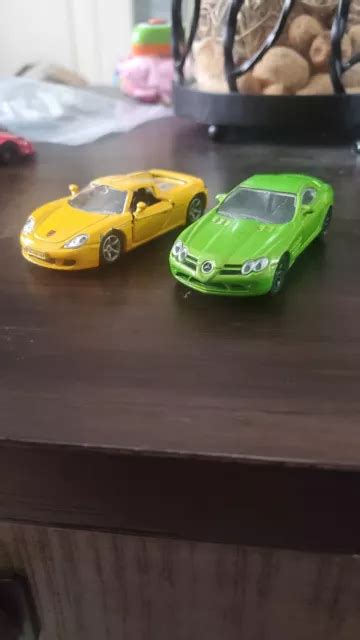 Siku L Che Porsche Carrera Gt Jaune Mercedes Slr Mclaren Vert Eur