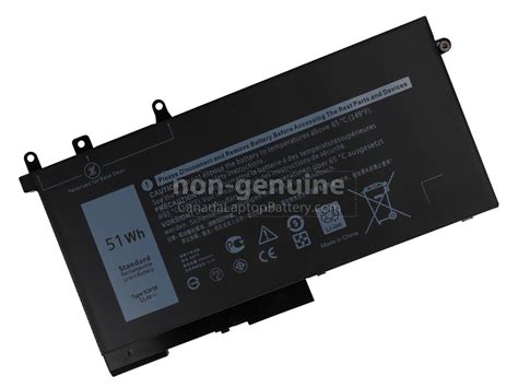 Dell Latitude 5480 long life replacement battery | Canada Laptop Battery