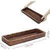 Amazon Sumnacon 16 Inch Rattan Bathroom Vanity Tray Decorative