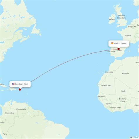 Airlines With Flights From Madrid To San Juan Mad To Sju Airline