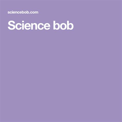 science bob science experiments easy science experiments science