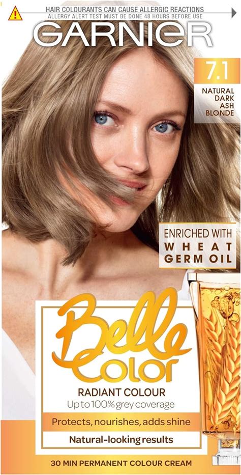 Garnier Belle Color 7 1 Natural Dark Ash Blonde Permanent Hair Dye