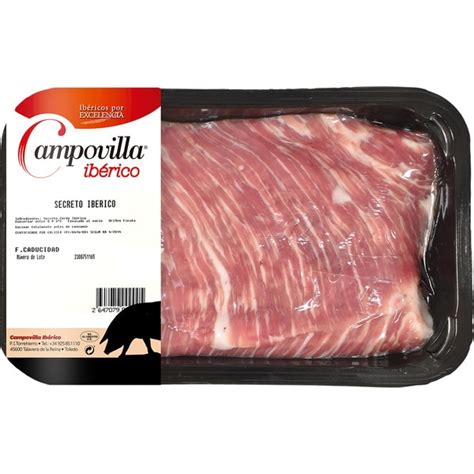 Secreto De Cerdo Ib Rico Peso Aproximado Bandeja G Campovilla