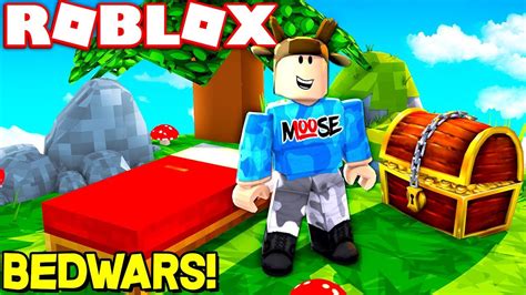 Minecraft Bed Wars In Roblox Roblox Spawn Wars Youtube