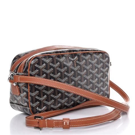 Goyard Goyardine Amacapvert Crossbody Bag Black Gold 277689