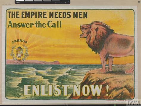 The Empire Needs Men Answer The Call Imperial War Museums