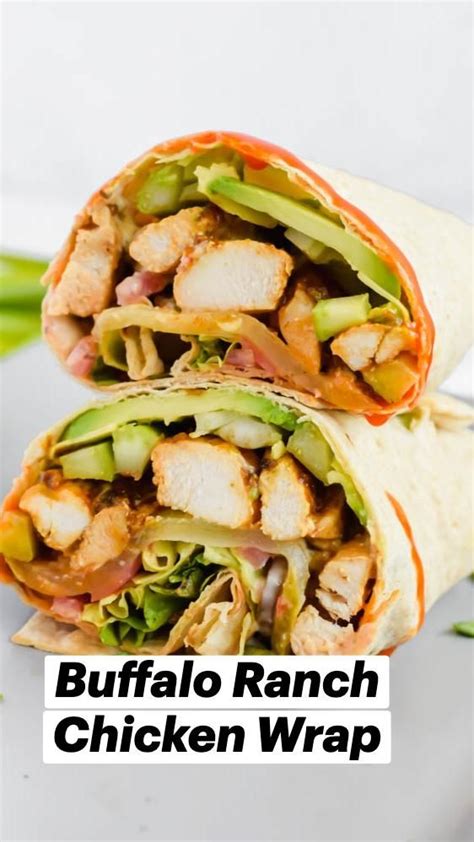 Buffalo Ranch Chicken Wrap Artofit