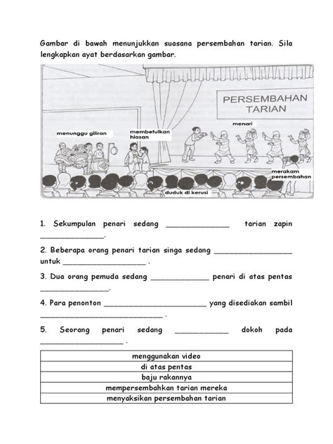 Bina Ayat Suasana Persembahan Tarian Pdf