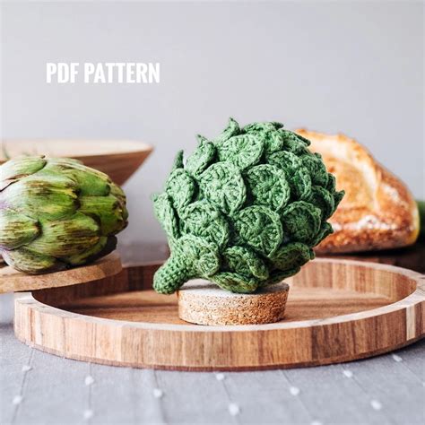 Artichoke Crochet Pattern Pdf Crochet Food Pattern Amigurumi Food