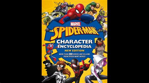 Flip Through Spiderman Character Encyclopedia New Edition Book More