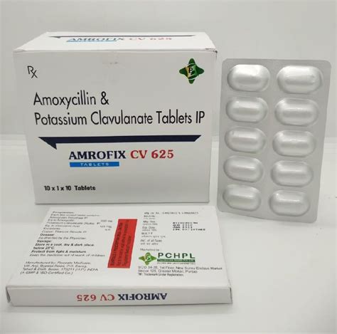 Amoxicillin Potassium Clavulanate Tablets CV 625 Manufacturer Supplier