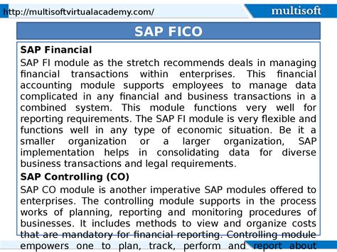 Features Of Sap Fico