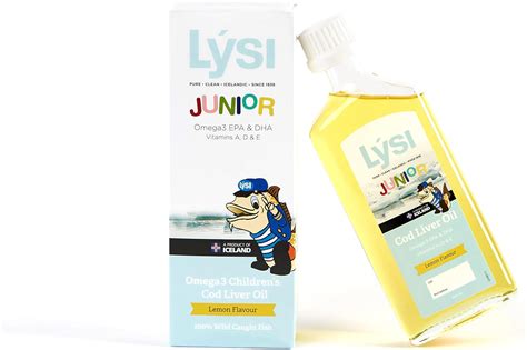 LÝsi Omega 3 Para Niños En Aceite De Bacalao Sabor Limón Contiene