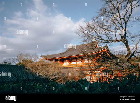 Phoenix Hall Building In Byodoin Temple Famous Buddhist Temple In Uji