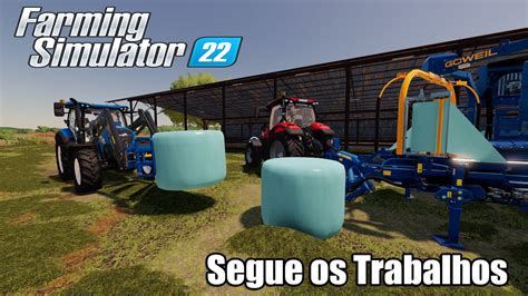 Farming Simulator Segue O Trabalho Na Silagem Youtube