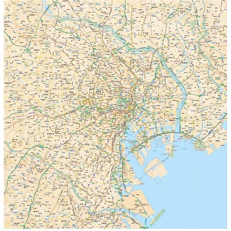 B東京23区全図 1／50 000 地図素材