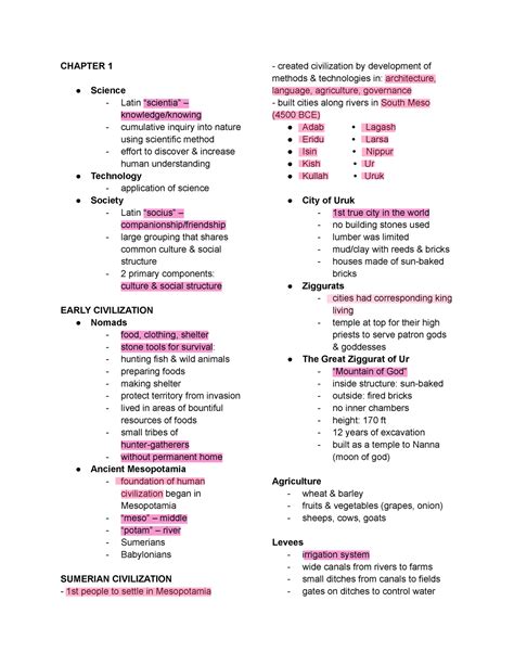 C1 STS Reviewer Copy Reviewer CHAPTER 1 Science Latin Scientia