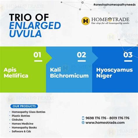 Trio Of Enlarged Uvula Homeopathy Homeopathy Near Me Homeotrade