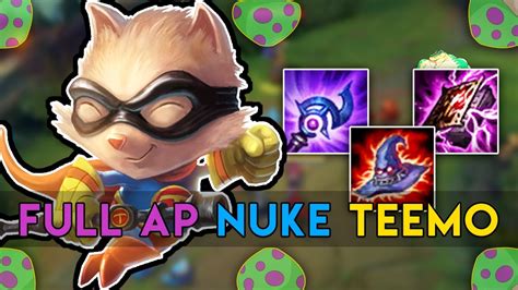 FULL AP NUKE TEEMO BUILD IS SO LETHAL FULL AP SHROOMS ARE STUPID OP