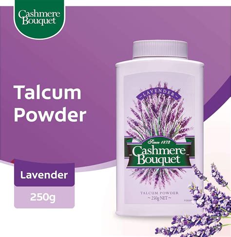 Cashmere Bouquet Talcum Powder 250g Lavender Scent Soothing Qualities