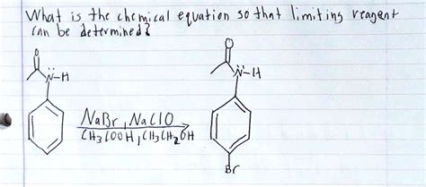 Solved What Is The Balanced Chemical Equation For The Aromatic