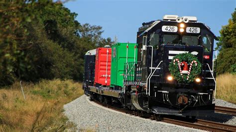 The Fec Railway Christmas Train In Cocoa Fl Upclose Return Trip